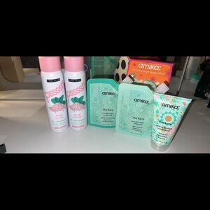 Amika Hair Care Set with Dry Shampoo BUNDLE